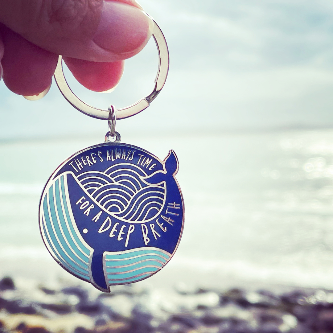 Always Time for a Deep Breath Keychain