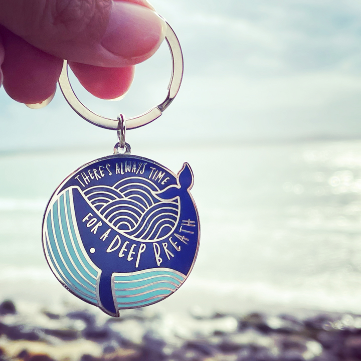 Always Time for a Deep Breath Keychain