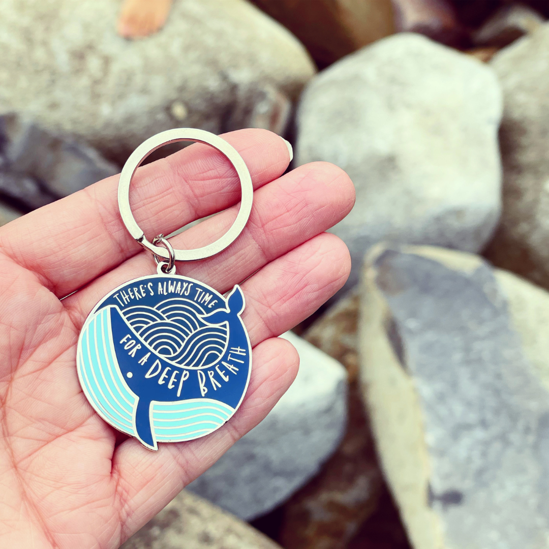 Always Time for a Deep Breath Keychain