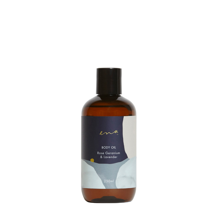 Body Oil 250mL - Rose Geranium &amp; Lavender