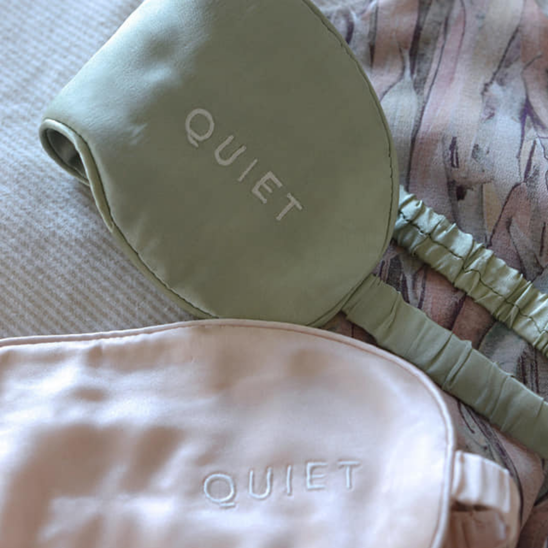 Hand-dyed 100% silk eye masks-Every Sunday