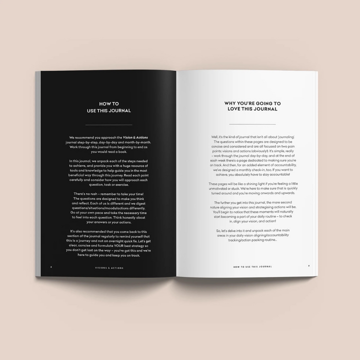 Visions &amp; Actions Journal