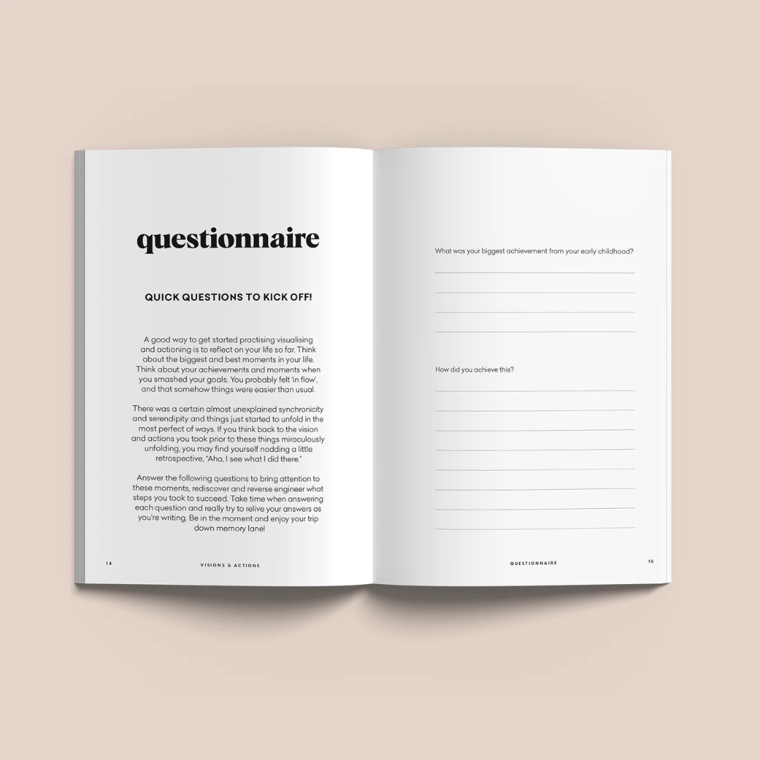 Visions &amp; Actions Journal