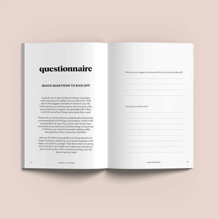 Visions &amp; Actions Journal