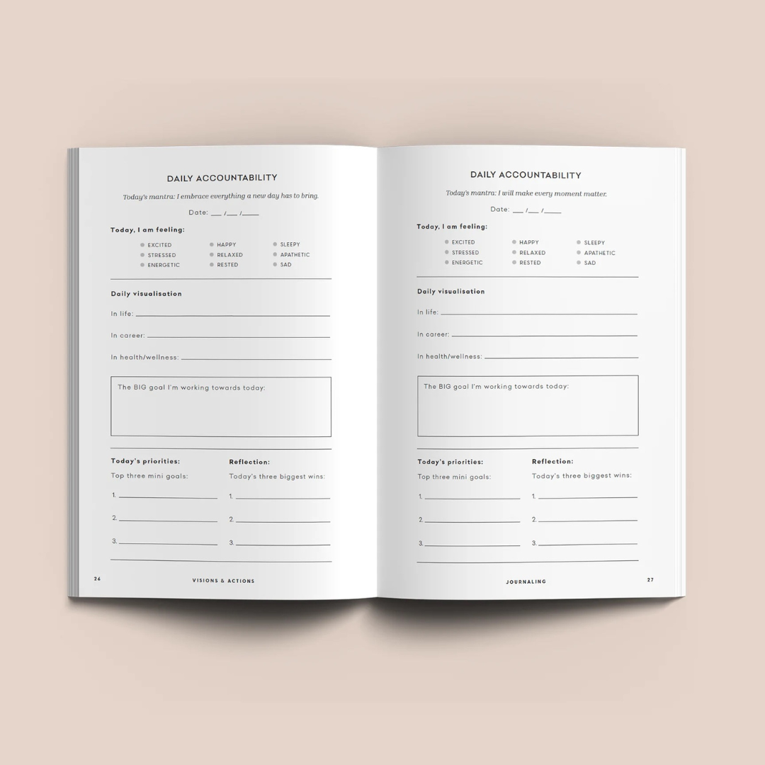 Visions &amp; Actions Journal
