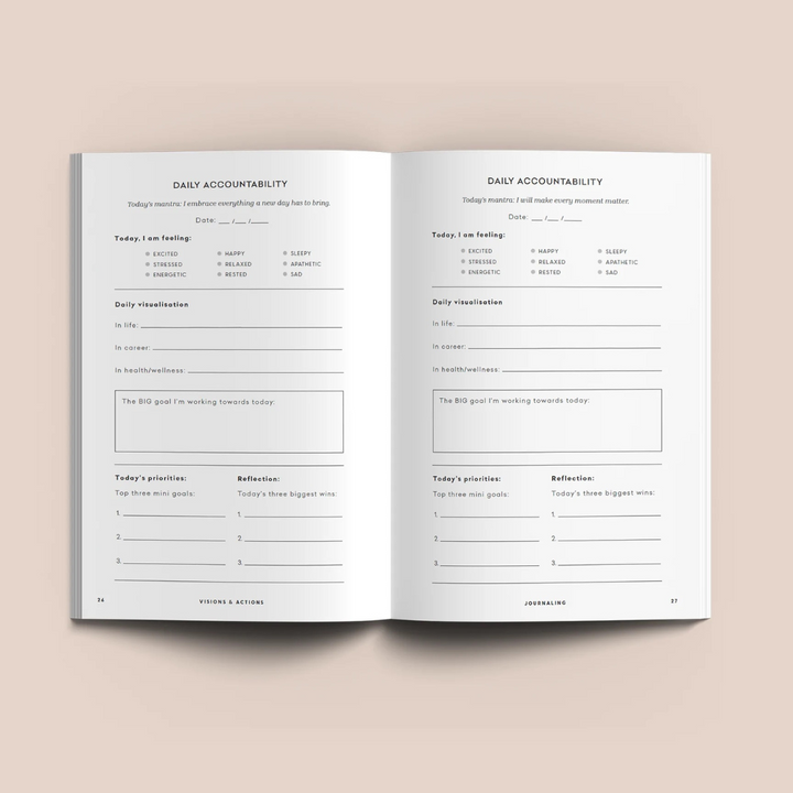 Visions &amp; Actions Journal