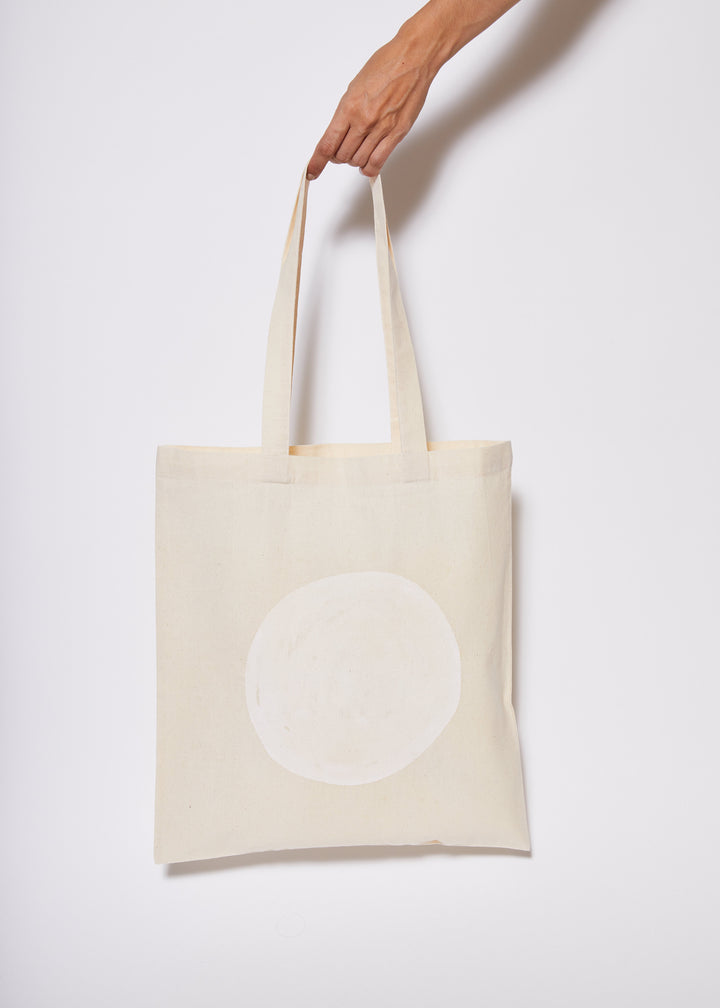 Reusable Calico Tote Bag - Chalk eclipse-Every Sunday