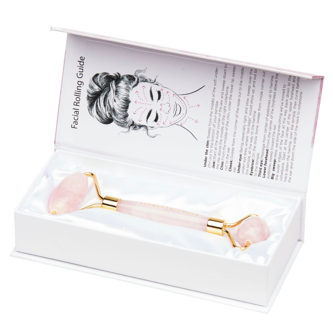 Rose Quartz Crystal Roller